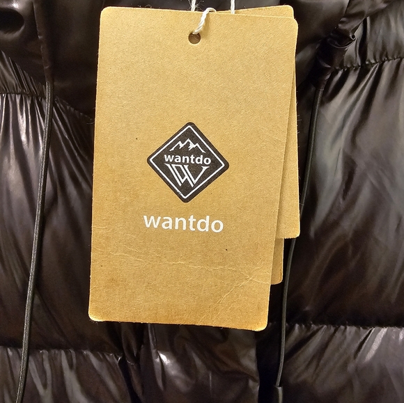 Wantdo Hooded Puffer Jacket- Long Quilted Medium NWT - Picture 14 of 16